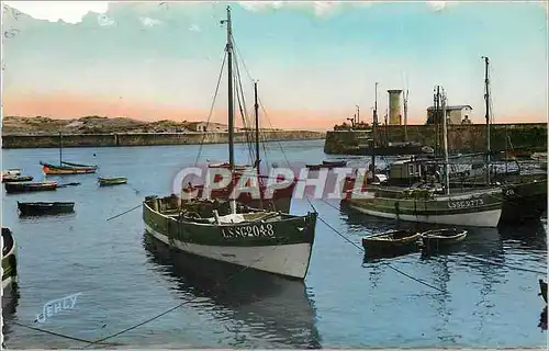 Cartes postales moderne L'Entree du Port de Croix de Vie St Gilles Vendee Bateaux