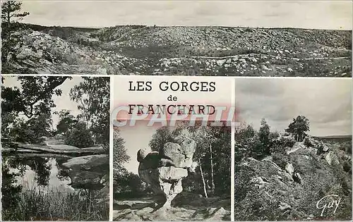 Moderne Karte Fontainebleau et ses Merveilles Les Gorges de Franchard