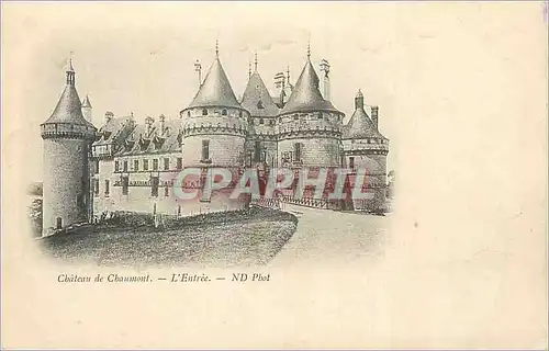 Cartes postales Chateau de Chaumont L'Entree