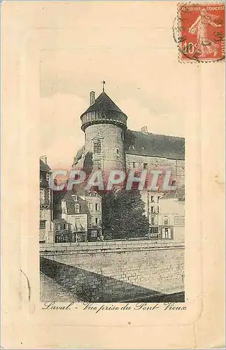 Cartes postales Laval Vue prise du Pont Vieux