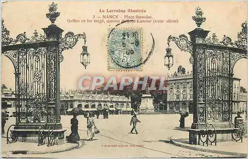 Ansichtskarte AK Nancy La Lorraine Illustree Place Stanislas