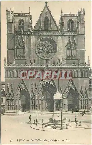 Cartes postales Lyon La Cathedrale Saint Jean