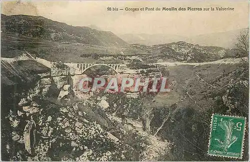 Ansichtskarte AK Gorges et Pont du Moulin des Pierres sur la Valserine