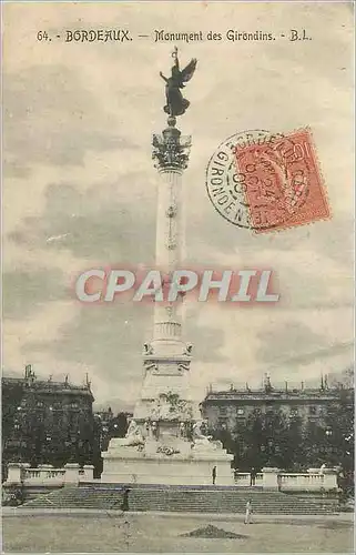 Cartes postales Bordeaux Monument des Girondins