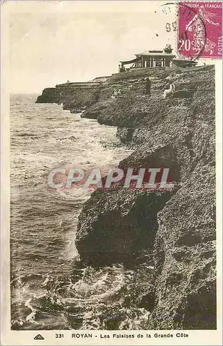 Cartes postales Royan les Falaises de la Grande Cote