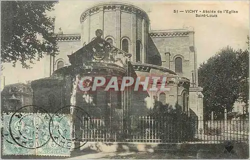 Cartes postales Vichy Abside de l'Eglise Saint Louis