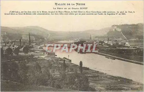 Cartes postales Vallee de la Meuse Le Petit et le Grand Givet