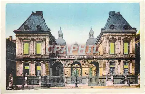 Cartes postales Lyon (Rhone) Hotel de Ville Facade et Place de la Comedie