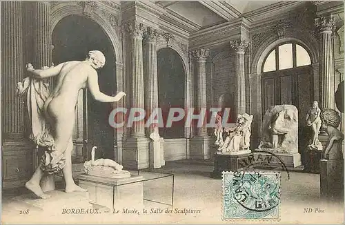 Cartes postales Bordeaux Le Musee La Salle des Sculptures