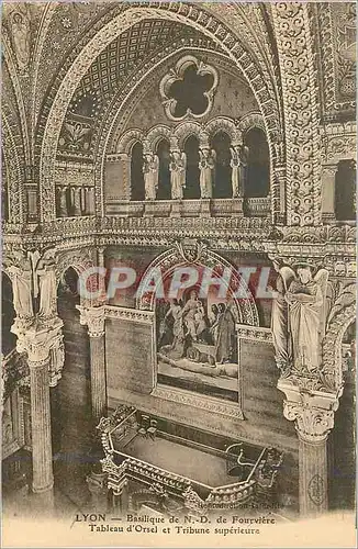 Ansichtskarte AK Lyon Basilique et N D de Fourviere Tableau d'Orsel et Tribune superieure