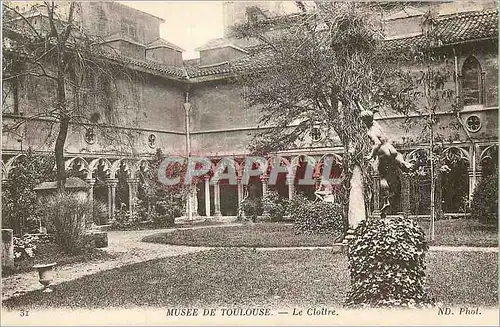 Cartes postales Musee de Toulouse Le Cloitre