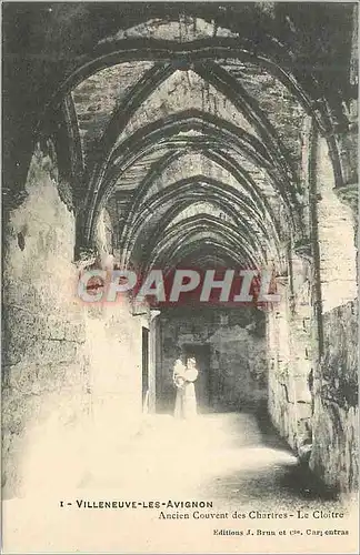 Cartes postales Villeneuve les Avignon Ancien Couvent des Chartres Le Cloitre