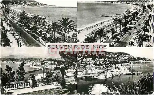 Moderne Karte Souvenir de Nice