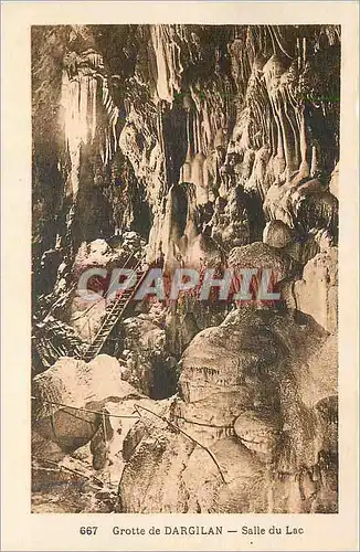 Cartes postales Grotte de Dargilan Salle du Lac