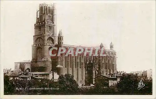 Moderne Karte Albi Cathedrale Ste Cecile