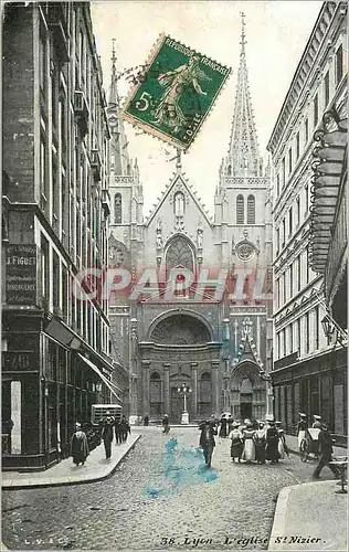 Ansichtskarte AK Lyon L'Eglise st Nizier