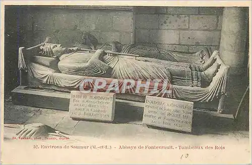 Ansichtskarte AK Environs de Saumur (M et L) Abbaye de Fontevrault Tombeaux des Rois