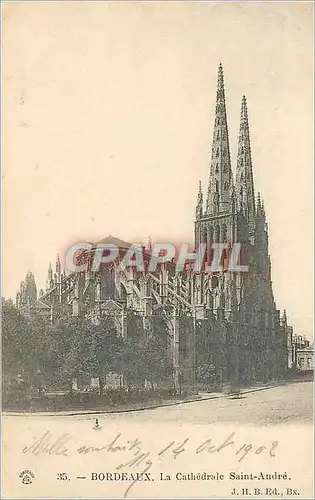 Cartes postales Bordeaux La Cathedrale Saint Andre