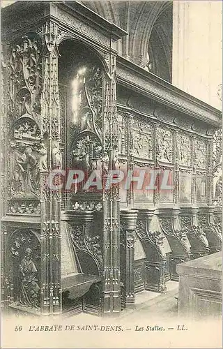 Cartes postales L'Abbaye de Saint Denis Les Stalles