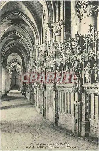 Ansichtskarte AK Cathedrale de Chartres Tour du Choeur (XVIe siecle)