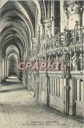 Cartes postales Cathedrale de Chartres Tour du Choeur (XVIe siecle)