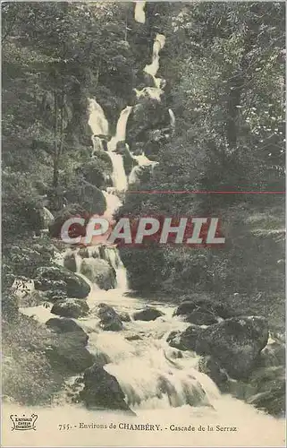 Ansichtskarte AK Environs de Chambery Cascade de la Serraz