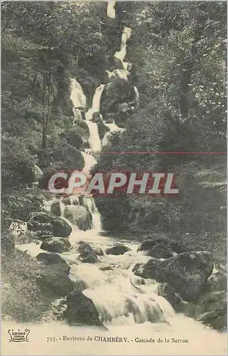 Cartes postales Environs de Chambery Cascade de la Serraz