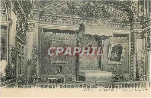 Cartes postales Versailles Le Chateau Chambre de Louis XIV