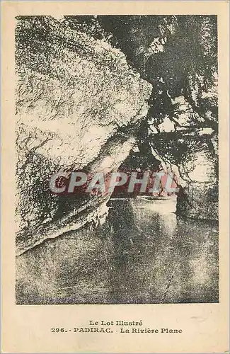 Cartes postales Le Lot Illustre Padirac La Riviere Plane