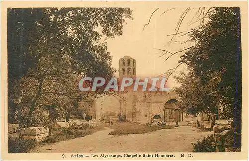 Ansichtskarte AK Arles Les Alyscamps Chapelle Saint Honnorat