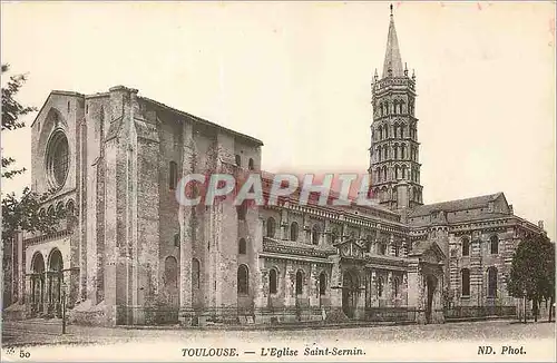 Cartes postales Toulouse l'Eglise Saint Sernin