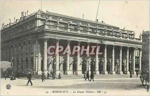 Cartes postales Bordeaux Le Grand Theatre