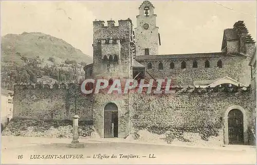 Cartes postales Luz Saint Sauveur L'Eglise des Templiers