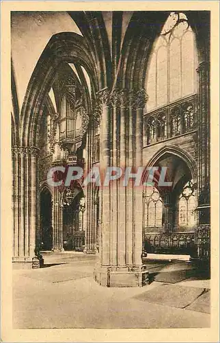 Ansichtskarte AK Cathedrale de Strasbourg Interieur et orgue