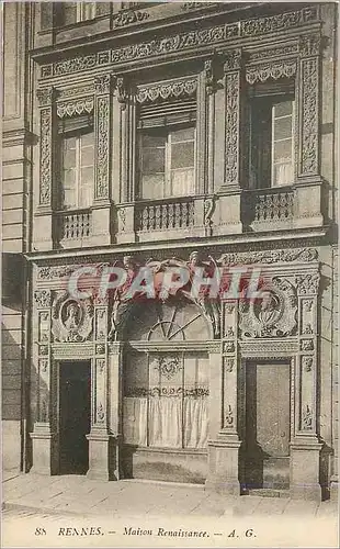 Cartes postales Rennes Maison Renaissance