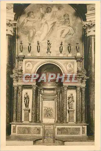Cartes postales Ecole de Pont Levoy (L et Ch) Le Tabernacle du Maitre Autel en porphyre et bronze dore (XVIIe si