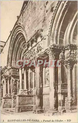 Cartes postales Saint Gilles du Gard Portail de l'Enfer