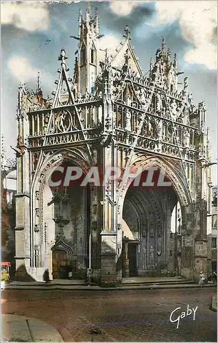 Moderne Karte Alencon (Orne) Porche de l'Eglise Notre Dame (XVe siecle) d'une grande richesse ornementale avec