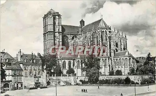 Moderne Karte Le Mans La Cathedrale