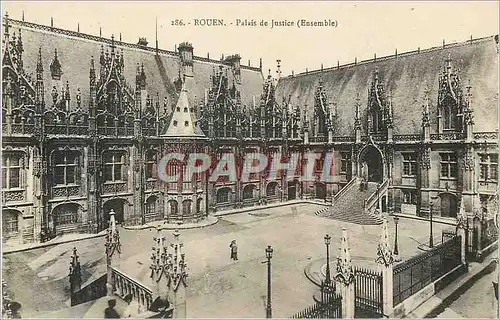 Cartes postales Rouen Palais de Justice (Ensemble)