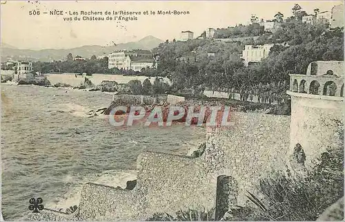 Ansichtskarte AK Nice Les Rocheurs de la Reserve et le Mont Boron vue du Chateau de l'Anglais