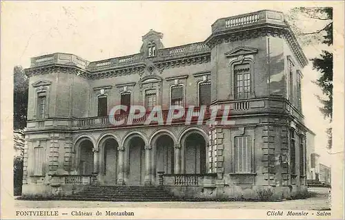 Cartes postales Fontvieille Chateau de Montauban
