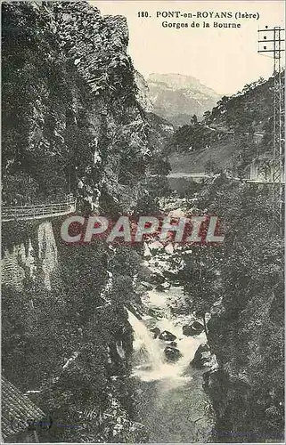 Ansichtskarte AK Pont en Royans (Isere) Gorges de la Bourne