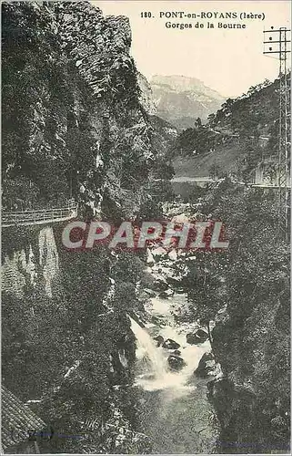 Cartes postales Pont en Royans (Isere) Gorges de la Bourne