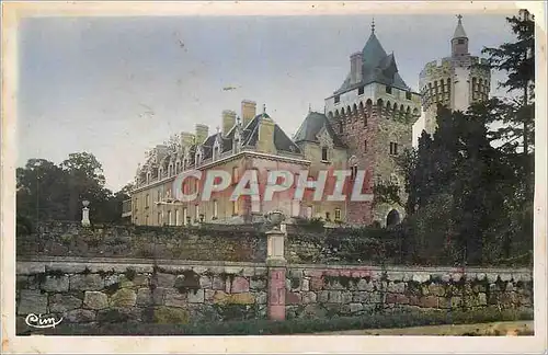 Cartes postales moderne Montceau les Mines Le Chateau du Plessis (Vu de l'Etang)