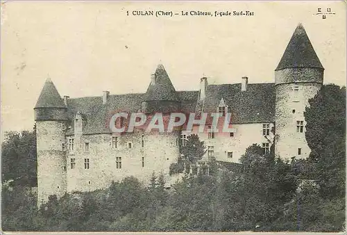 Ansichtskarte AK Culan (Cher) Le Chateau facade Sud Est