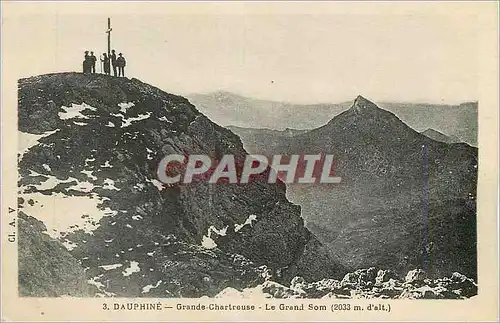 Cartes postales Dauphine Grande Chartreuse Le Grand Som