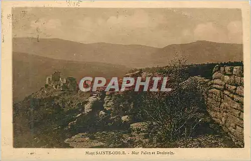 Cartes postales Mont Sainte Odile Mur Paien et Drcistein