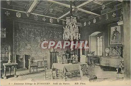 Cartes postales Ancienne Abbaye de Jumieges Salle du Musee