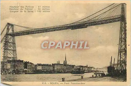 Cartes postales Rouen Pont Transbordeur